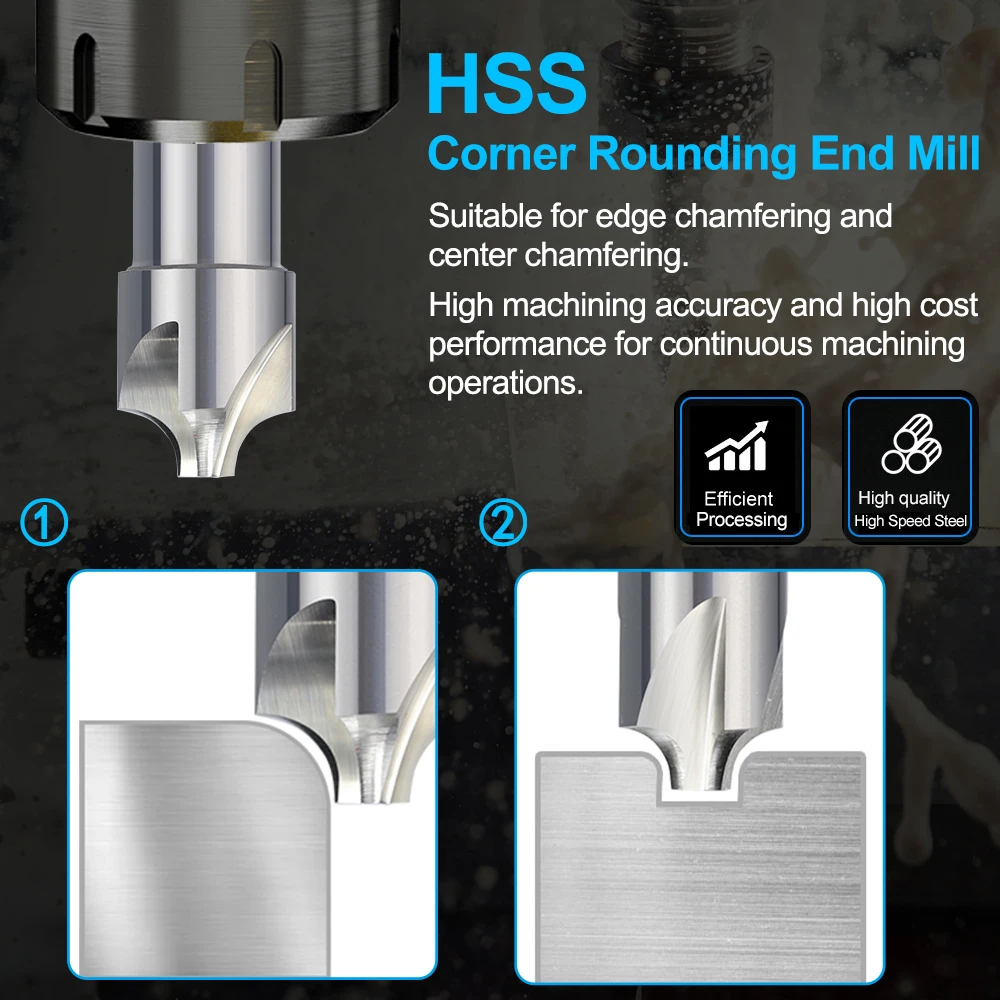 Premium Corner Rounding CNC Router Bit and Milling Tool