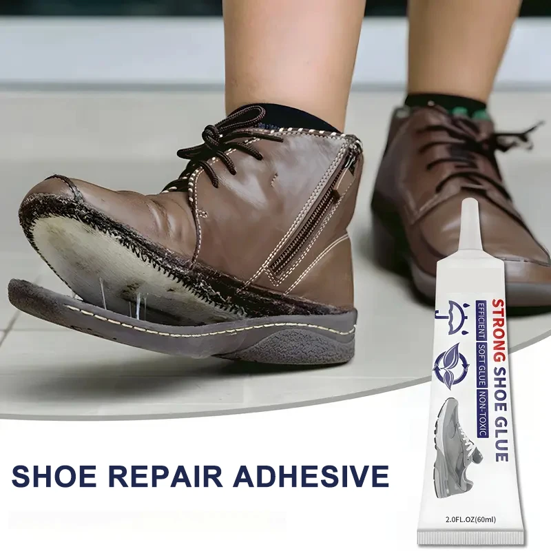Repair Glue 60ml Strong Shoe Waterproof Sealers Sneakers Faux Leather Resin Crafts Accessories
