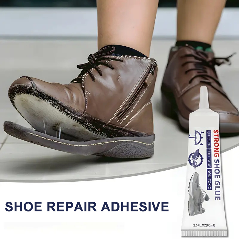 60ml Strong Shoe Repair Glue Waterproof Shoe Sealers for Sneakers Faux Leather Resin Crafts Shoe Accessories