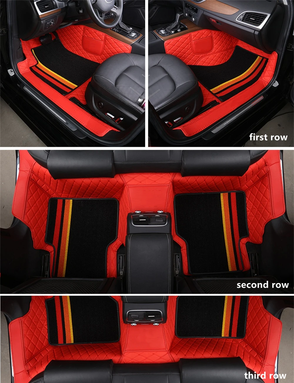  Tapis De Sol Auto Tapis Voiture Double Couches Seulement 1  Siège Un Siège Avant Personnalisé Fait pour 98% Voitures pour Siège  Conducteur Ou Passager Tapis Sol Voiture Personnalisé (Couleur : Black1