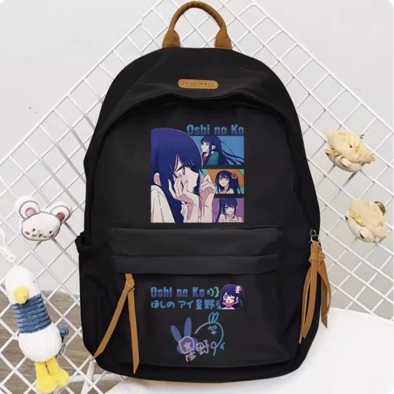 

Anime OSHI NO KO Hoshino Ai Cartoon Bag Women Man Fashion Leisure Teenagers Student Backpack Handbag B081