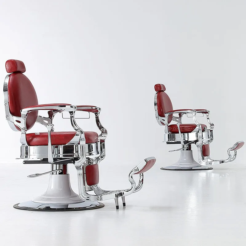 Shampoo Styling Barber Chairs Recliner Hair Ironing Cutting Cosmetic Dyeing Men Cadeira De Barbeiro Hairdressing Salon Furniture pedicure chairs recliner hairdressing wash barbershop high barber accesories styling chair cadeira ergonomica beauty furniture