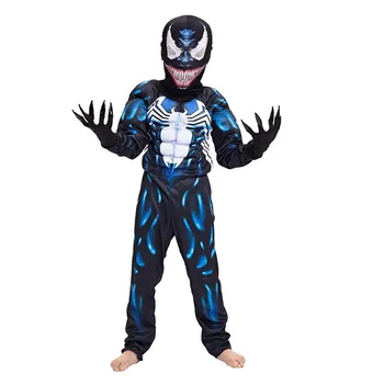 Kids Black Spider Suit 1
