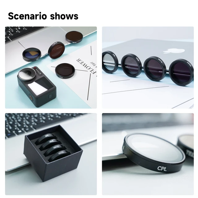 TELESIN ND & CPL Lens Filter Set 4