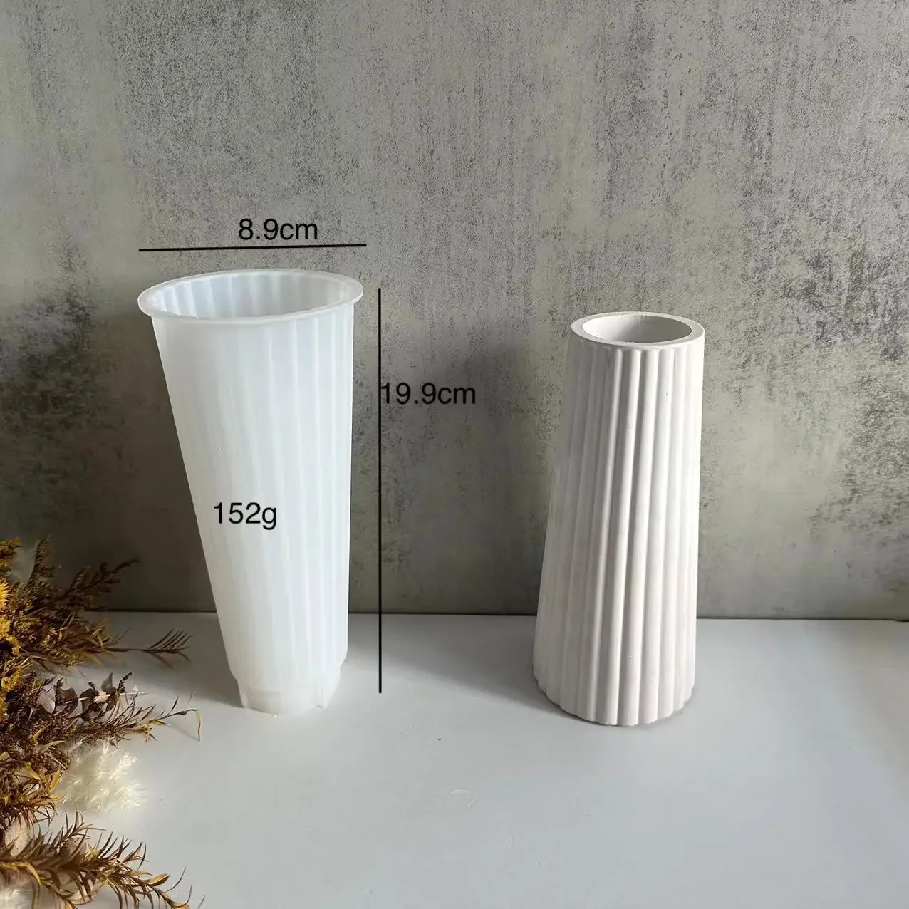 Silicone Mold For DIY Candle Vase Ornament