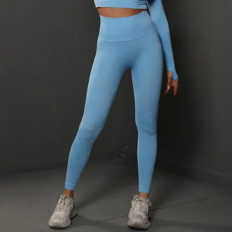 LANTECH Women Yoga Pants Fitness Sports Running Sportswear Stretchy Lifting Tights Leggings Seamless Gym Exercise Pants Squat sports leggings yoga pants