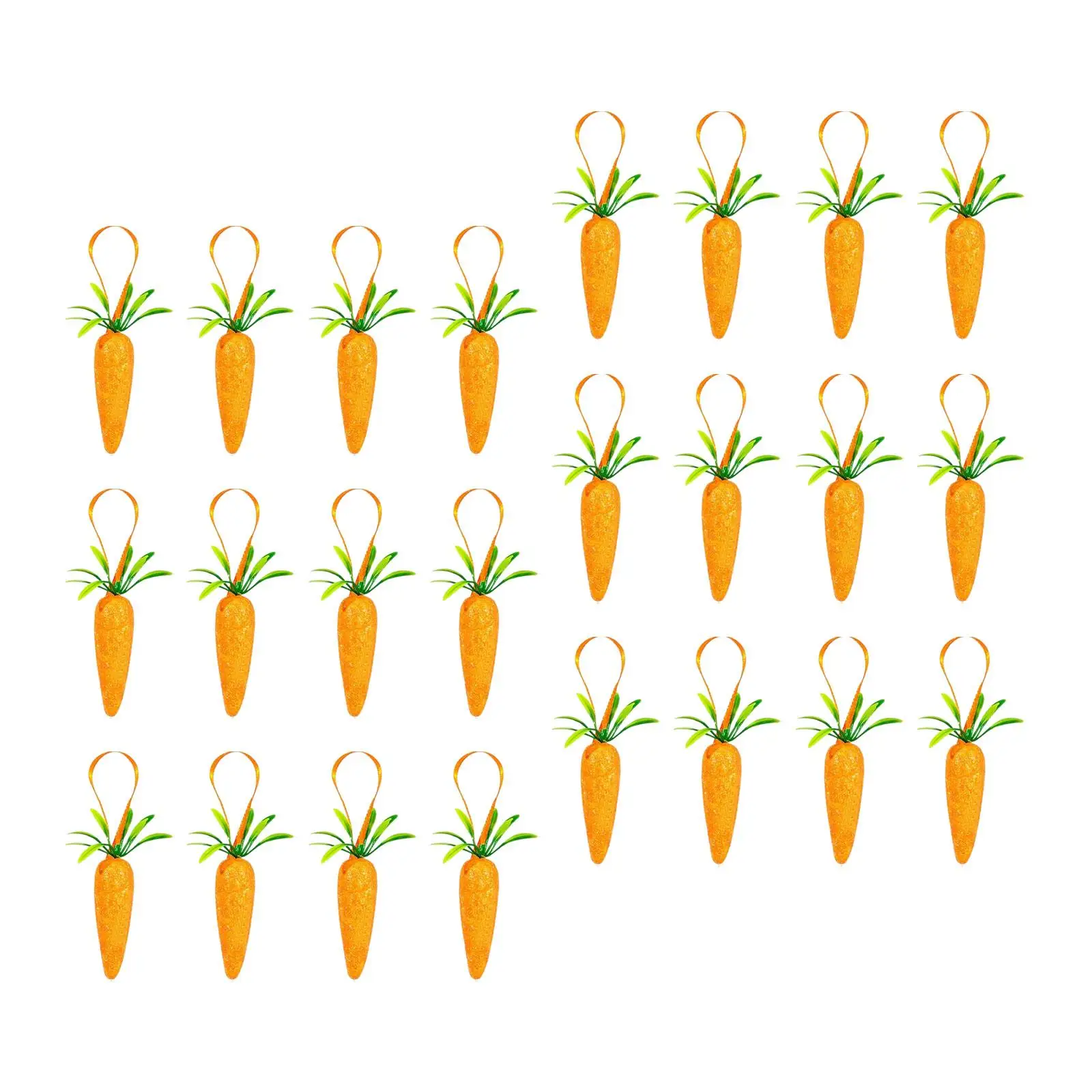 

24 шт., пасхальные подвесные украшения в виде моркови