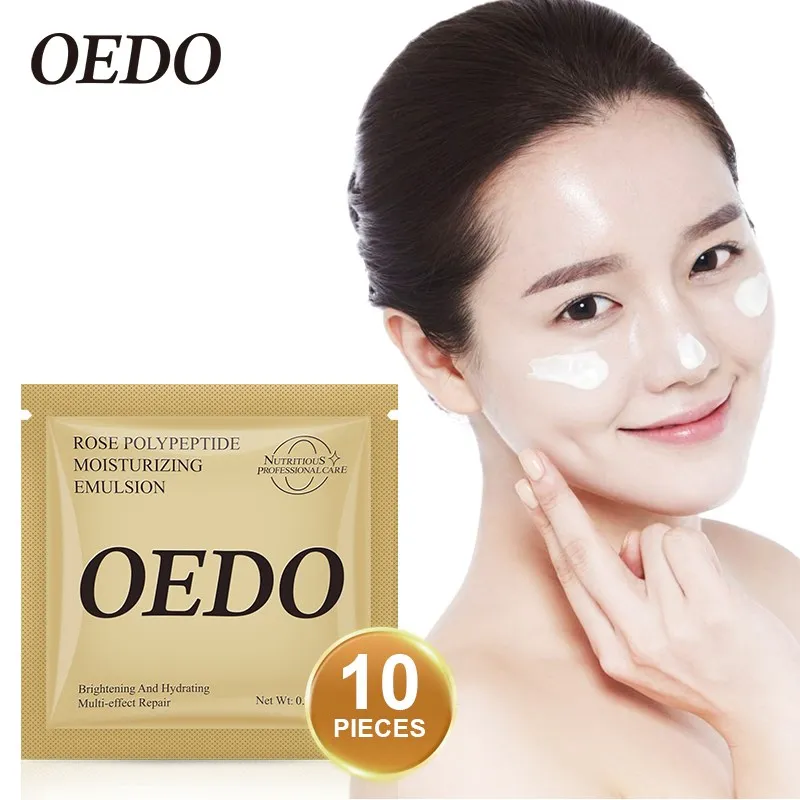 10pcs Rose Moisturizing Emulsion Skin Care Whitening Face Care Anti-Aging Anti Wrinkle Cream Oil-control Water Lock lotion Skin Care Set Facial Cream