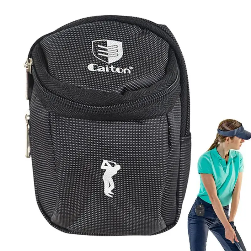

Golf Ball Waist Bag Pocket Golf Organizer Bags Portable Golf Ball Case Waist Bag Storage Pouch Golf Accessories