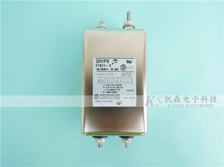 20vp6-vp-series-f7811-6609038-2-20a-emi-iec-vde-ul-filter