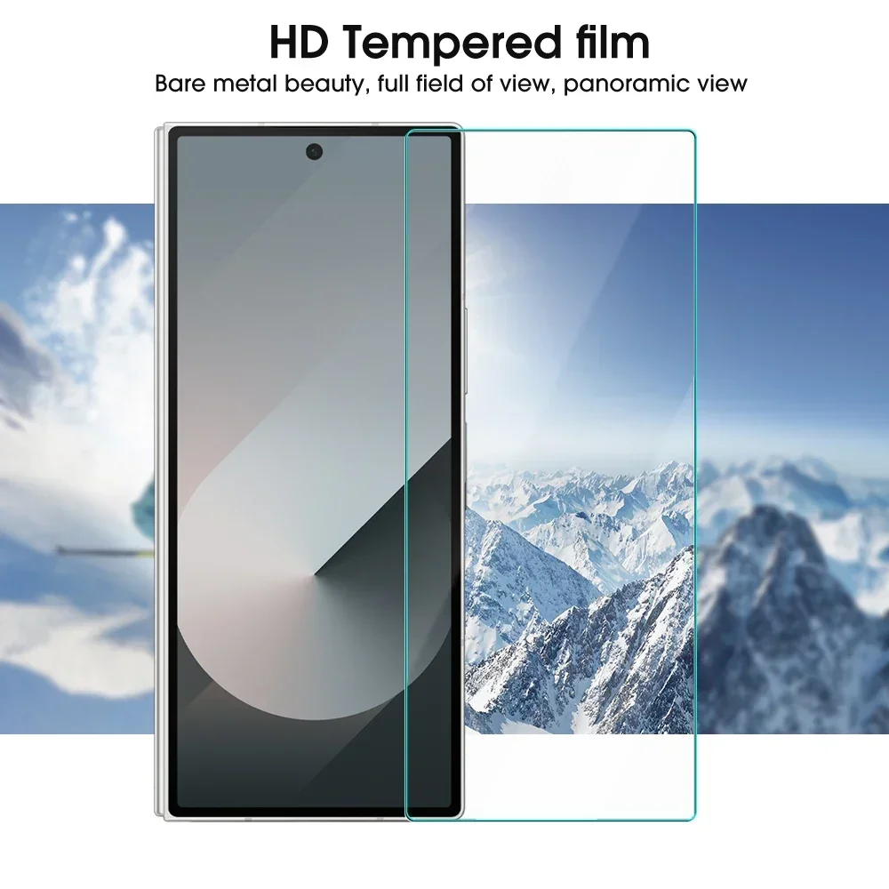 Premium Tempered Glass Screen Protector for Samsung Galaxy Z Fold Series - Clear HD Film (1/4 Pack)