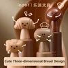Lopet Gel Ballpoint Pen Set 4pcs 0.5mm Anti-roll Holder Rotating Core Clearly Written Sign Pens Creative Bakery Writing Supplies 2