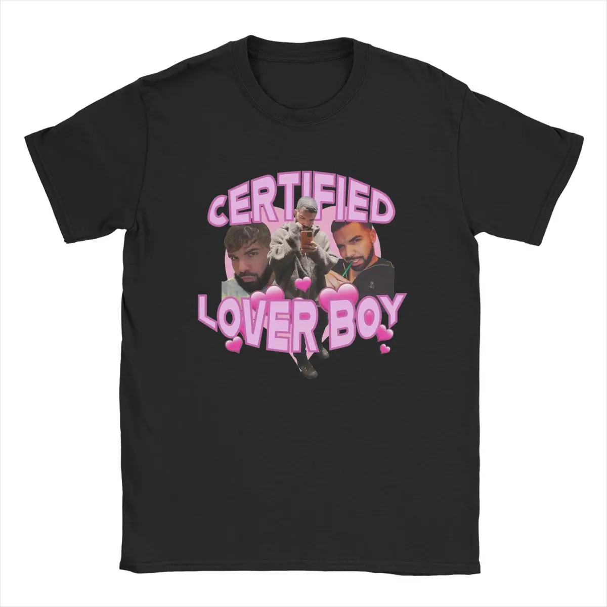 T-Shirt Da Uomo Drakes Bbl Certified Lover Boy Cool Pure Cotton Tees Manica Corta Rapper Album Magliette Hip Hop Girocollo Regalo