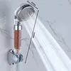 3 Functions High Pressure SPA Shower Head Saving Water Handheld Rainfall Bathroom Accessory Anion Filter Shower 6