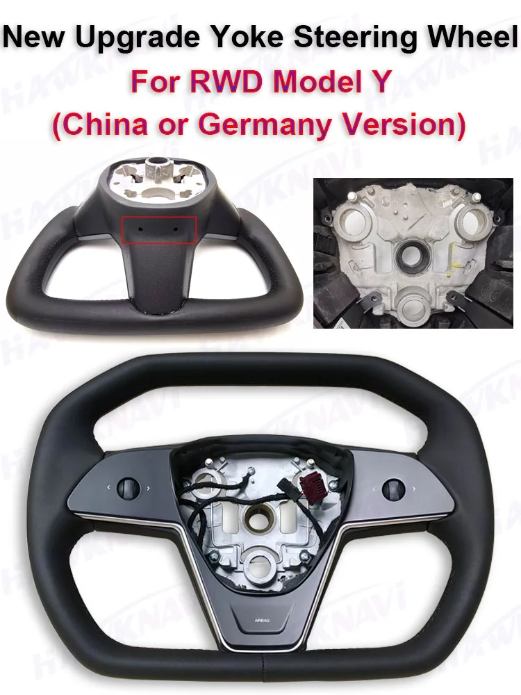 Hawknavi 新スタイル Cybertruck ヨークステアリングホイールテスラ