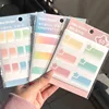 60/90/180 Sheets Transparent PET Waterproof Sticky Note Pads Notepads Posits for School Stationery Office Supplies 1