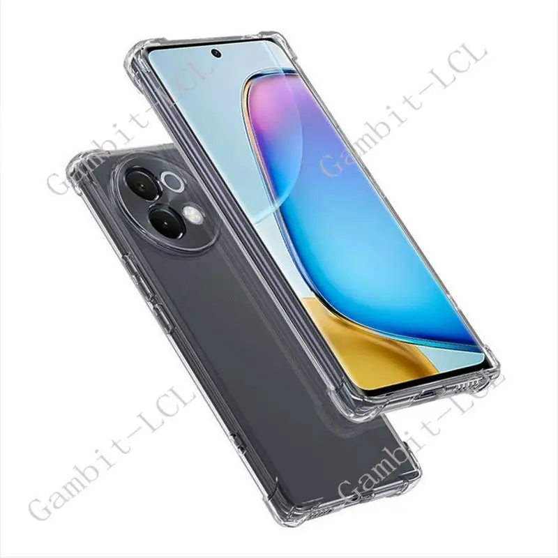 Durable Shockproof Silicone TPU Anti-Falling Phone Case in Soft Black