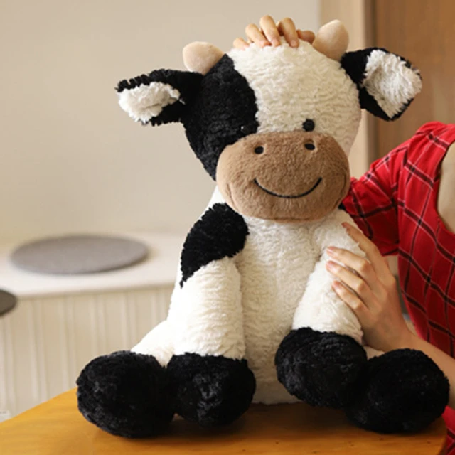25cm Simulation Highland Cow Animal Stuffed Plush Doll Toy Kids -Highland  Cow