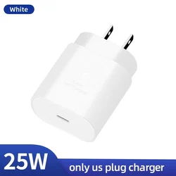 Samsung 25W Super Fast USB - C Charger Power Adapter - US Plug White