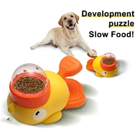Automatic Pet Feeder for Dogs Cats Food Dispenser with Leak Proof Design Fun Human Pet Toys Yellow Duck Feeding Supplies 1