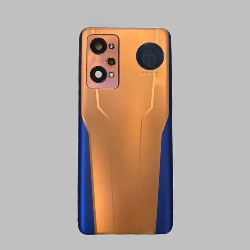 Realme GT Neo 2 RMX3370 하우징 케이스용 배터리 백 커버 후면 도어 유리 패널