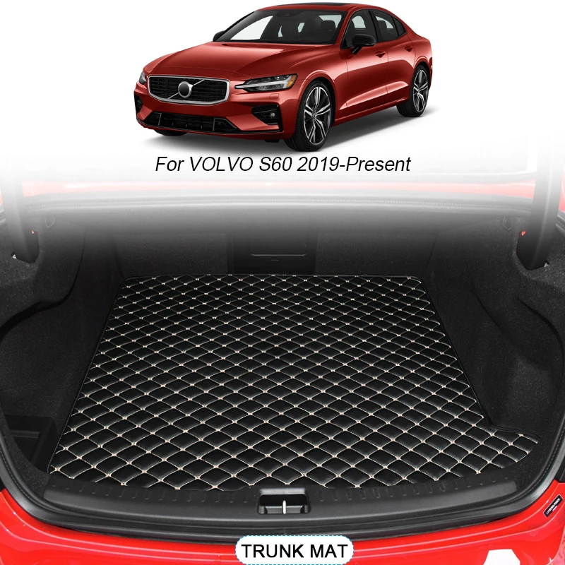 

For VOLVO S60 2019-2025 Custom Car Styling Trunk Main Mat Waterproof Anti Scratch Non-slip Protect Cover Internal Auto Accessory