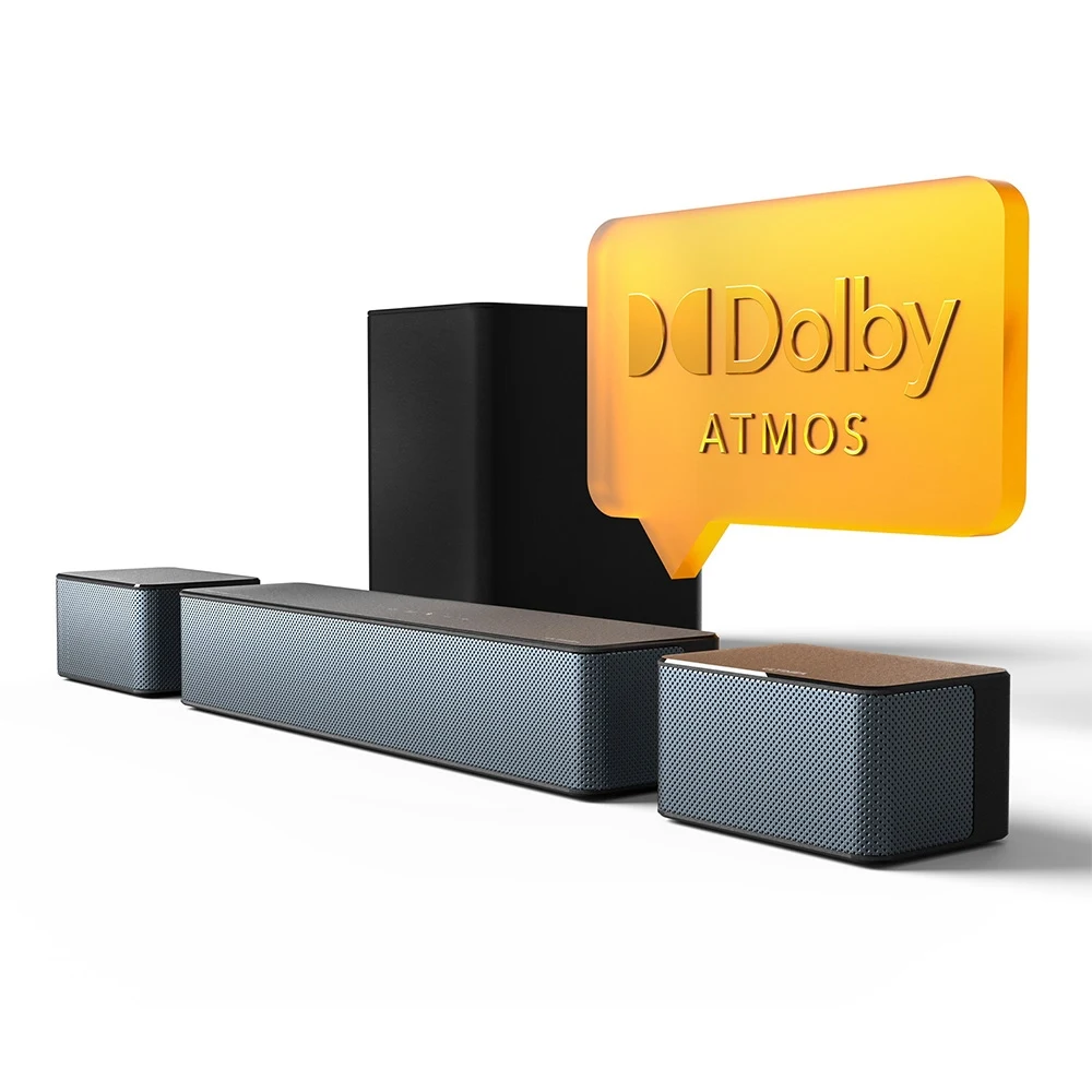 Ultimea Poseidon D60: 5.1 Dolby Atmos Soundbar for an Immersive Cinema  Experience