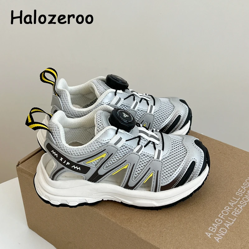 

New Kids Beach Sandals Baby Girls Brand Gray Shoes Children Sport Sandalias Boys Fashion Slides Casual Flats School Shoes Summer