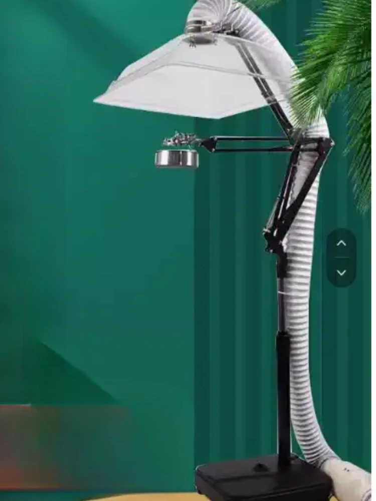 Compact Moxa Smoke Purification Machine for Home/Clinic Use, Ultra-Quiet Extractor Fan with 360&deg; Flexible Extraction Arm
