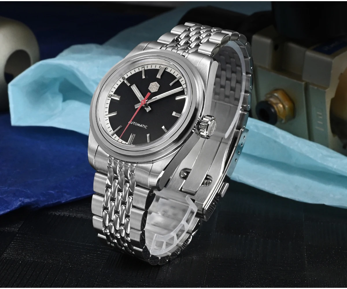 *Winter Sale* New Arrival San Martin Men Watch 37mm Fashion Sports Watches NH35 Automatic Luminous Reloj SN0106-G3 