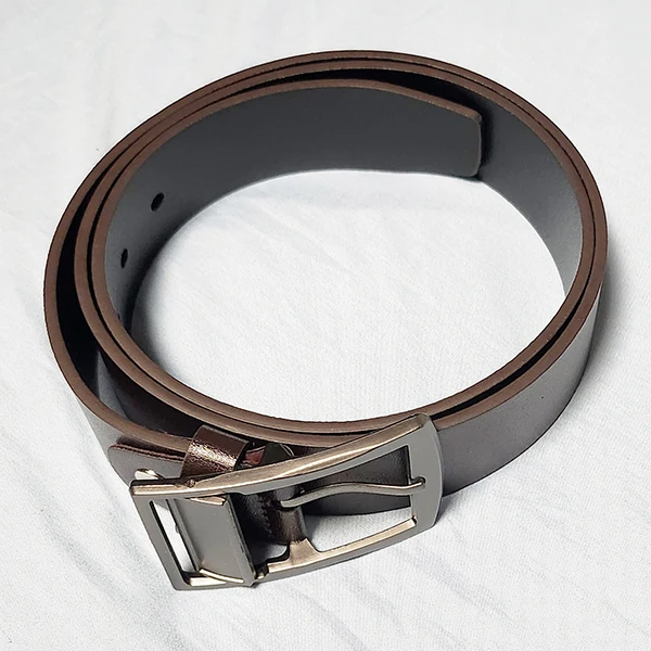 MIDNIGHT SOVEREIGN™ – Black Buckle Genuine Leather Belt photo review