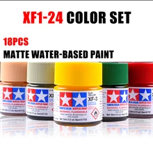 

XF1-24 Color set 10ml Extinction Water-Based Propylene Oil Paint Painting For Assembly Model Acrylic Paint Gundam Military Model