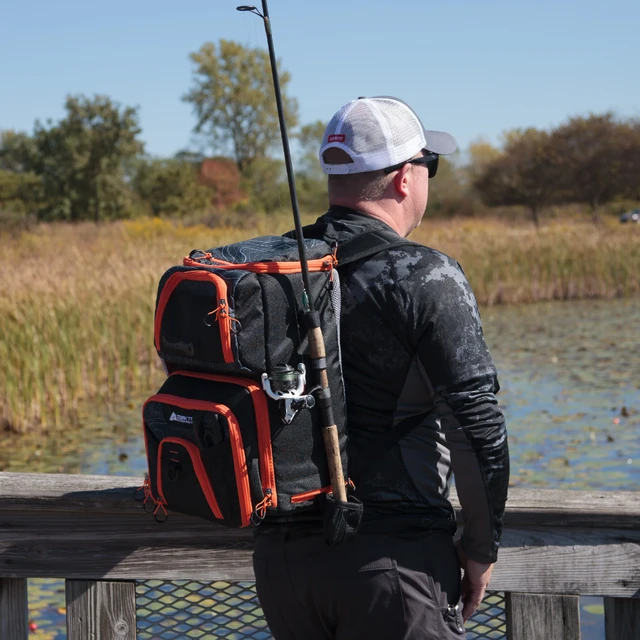 Elite Fishing Tackle Backpack with Bait Cooler, Black,fishing tackle box  free shipping - AliExpress