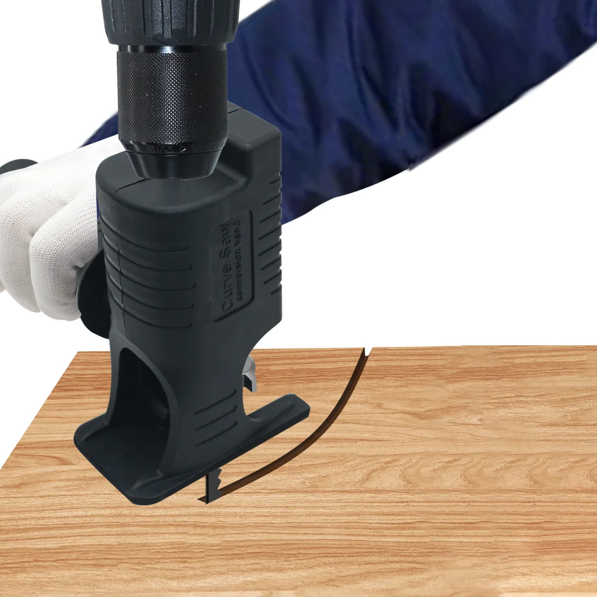 Reciprocating Saw Adapter Electric Drill Modified JigSaw Curve Saw Wood PVC Steel Pipe Cutting Portable Power Tool