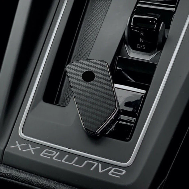 Carbon Fiber Car Key Shell Case - Premium Sticker Cover