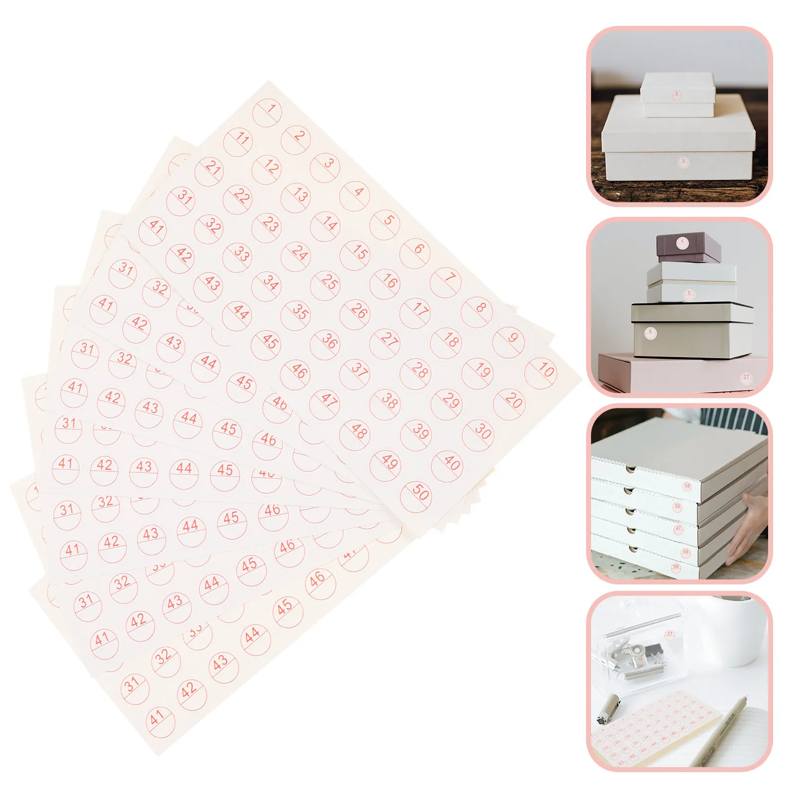 50 매 메모장 라벨 스티커 침실 사무실 정리함 보관 용기 패치 DIY 라벨 용으로 분류된 필기 마킹 라벨 스티커