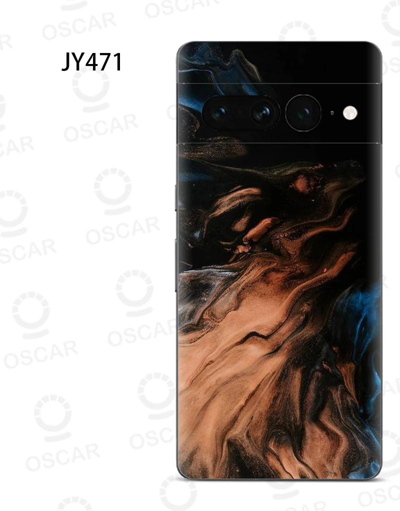 Цветная матовая пленка 3M с милым рисунком, наклейка для телефона Google Pixel 8 7 Pro 7 6 Pro 6A, мультяшный стикер