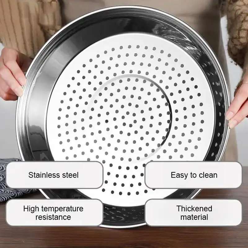 Cestello Cottura A Vapore Acciaio Inox 18cm - Per Drenaggio E Fritture