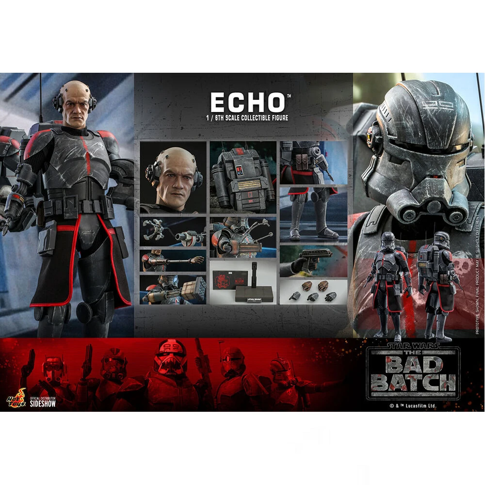 

Hot Toys 1/6 The Bad Batch TMS042 Echo Collectible Anime Figure Model Collecile Action Toys
