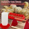 Chick Feeder and Waterer Kit Feeding Supplies with Mini Perch Chicken Starter Kit for Coop and Brooder