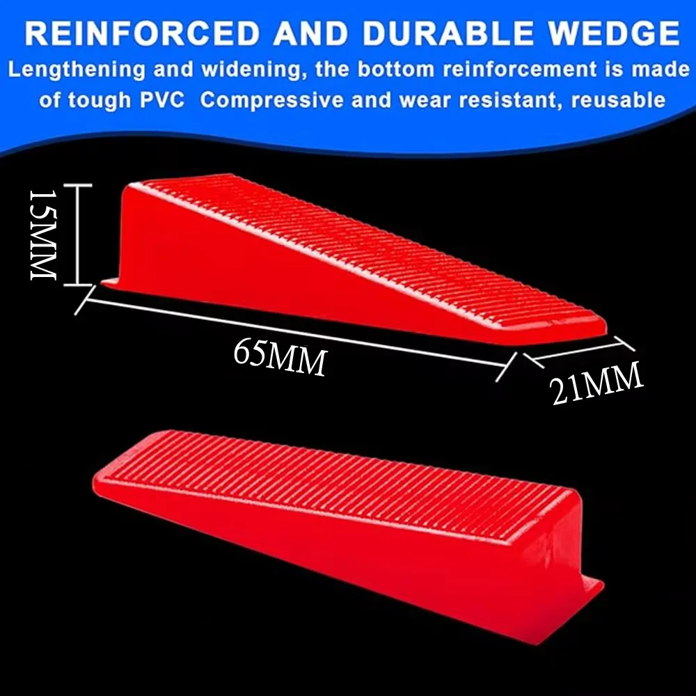 Reusable Tile Leveling System Wedges 100-400Pcs Tiling Spacers Insert Clip Construction Tool Floor Wall Carrelage Laying tile spacers,tile leveling clips,tile leveling tools