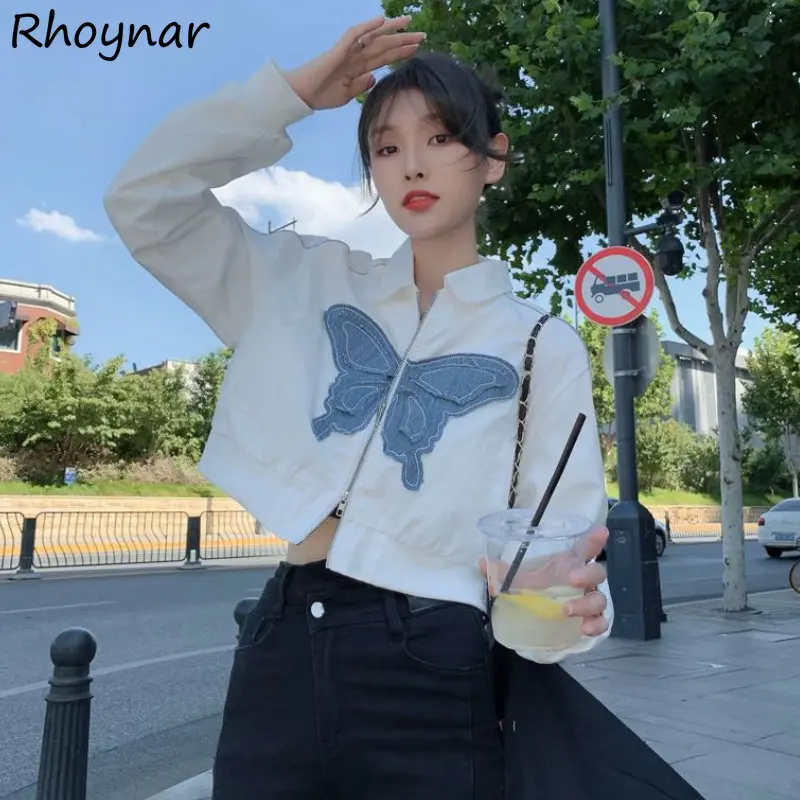 

Куртки женские укороченные пальто американская уличная одежда Личная хипстерская одежда Y2k Подростковая винтажная Женская Chaqueta Temper Hotsweet College