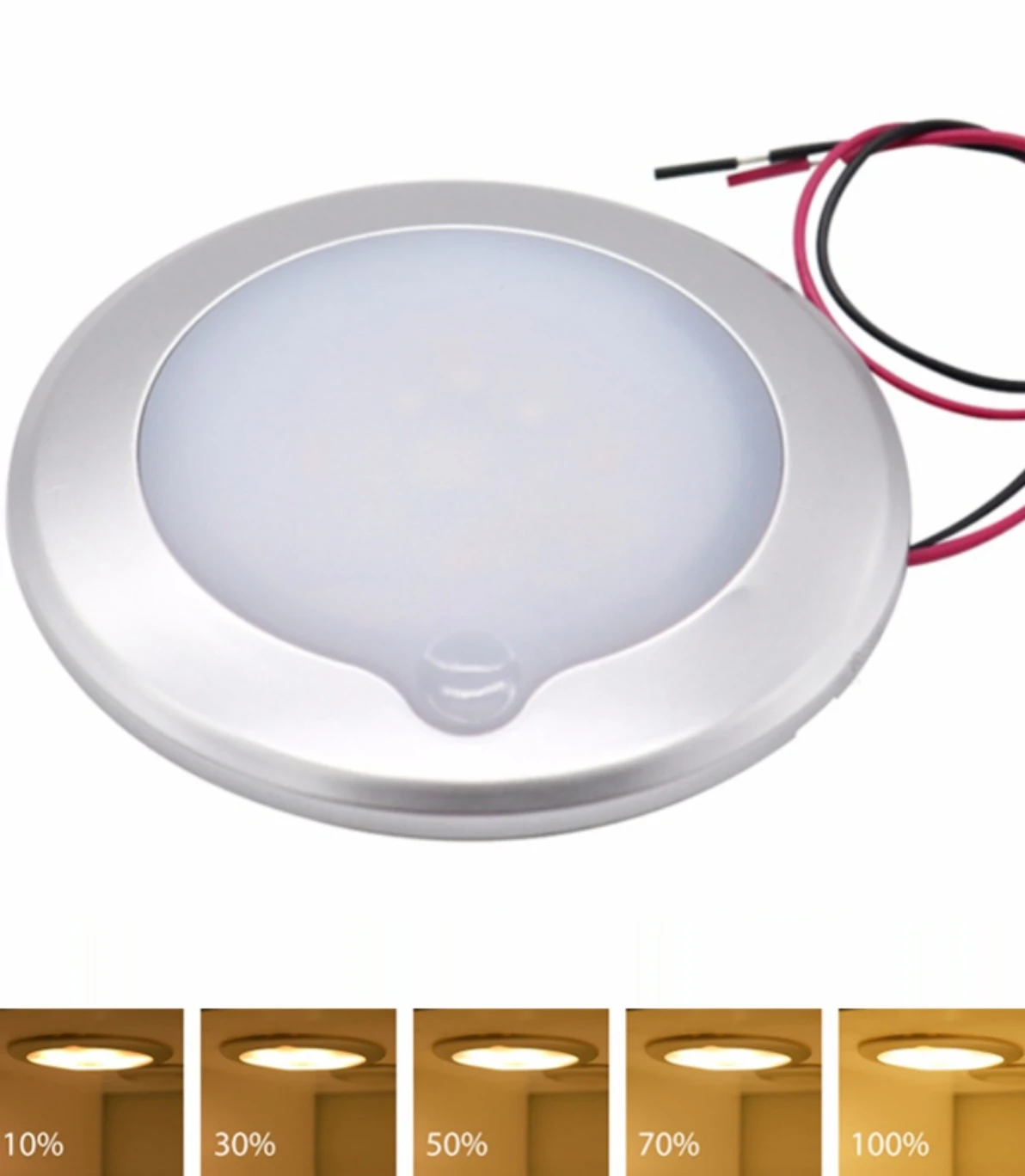 RV modification accessories, touch lighting, adjustable ceiling light, ceiling interior light, waterproof ultra-thin LED