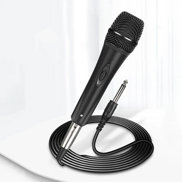 Microphone filaire Plug And Play, utile, Anti-interférence, Port 6.5mm,  pour la maison, Microphone Live - AliExpress