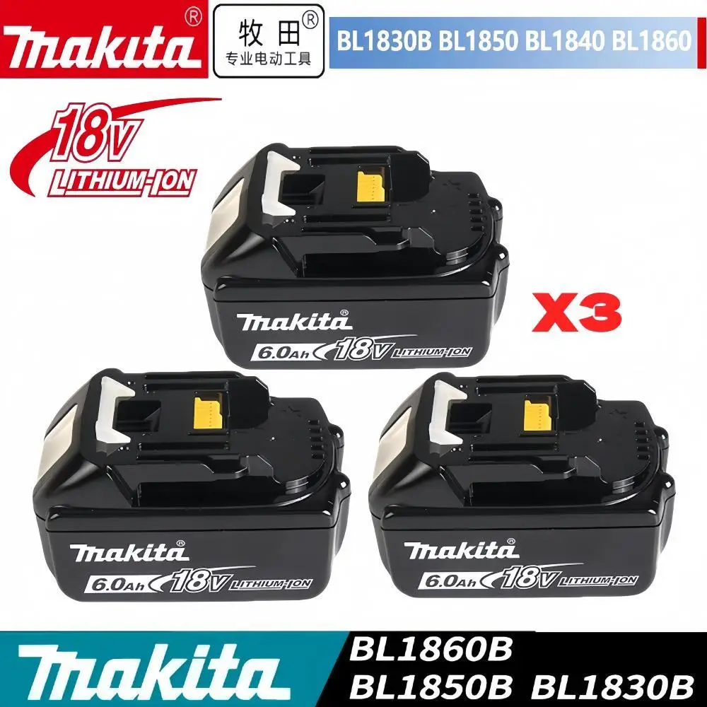 

NEW Original Makita 18V Rechargeable Battery 18650 Lithium-ion Cell Suitable For Makita Power Tool BL1860 BL1830 BL1850 LXT400