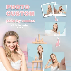 Personalized Acrylic Paint-by-Number Canvas Wall Art Kit for Adults - DIY Handcrafted Home Decor (36color)
