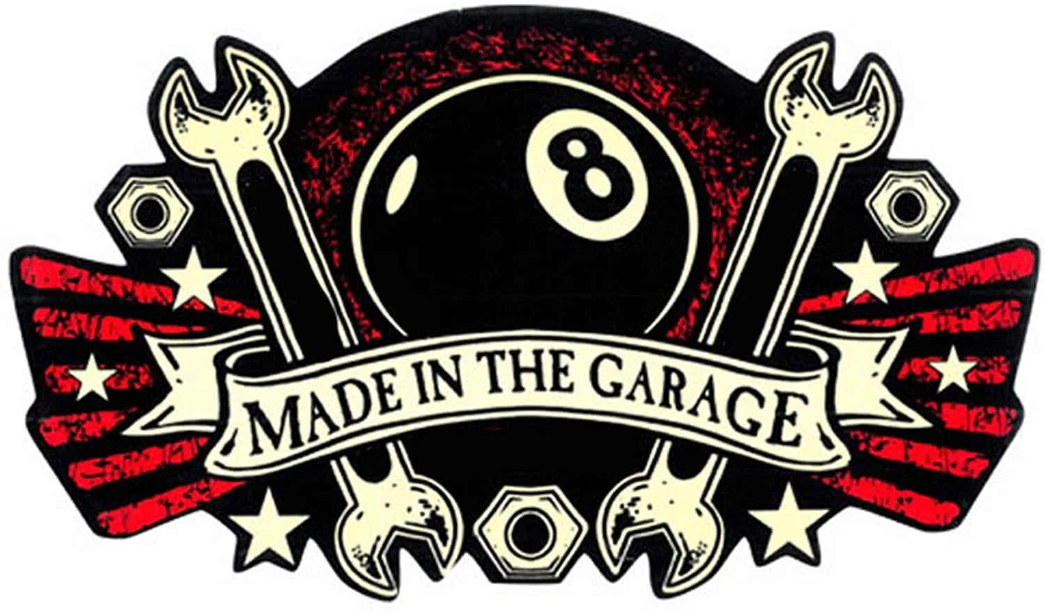 For Finest-Folia Retro Vintage Sticker  Old School Ace Kult Rockabilly