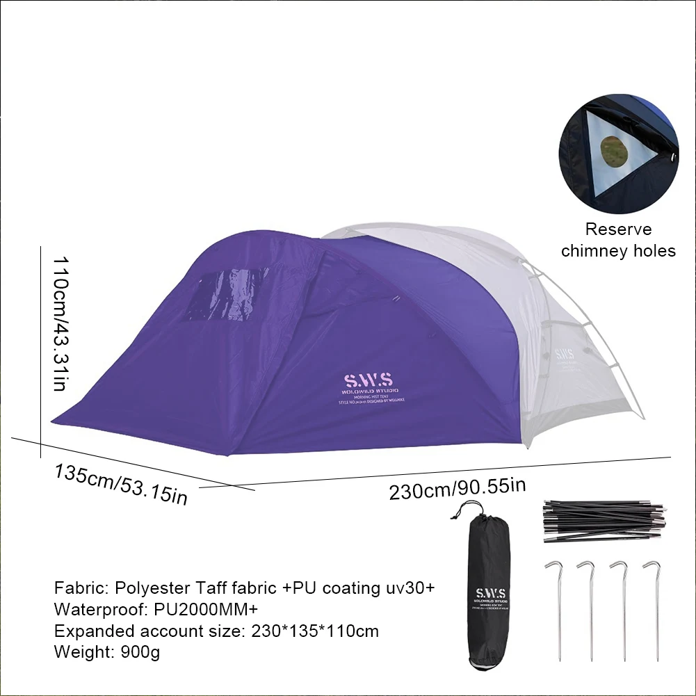 Outdoor Camping Expansion Tent 6