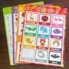 20 Themes Children Learning English toys School classroom educational A4 posters Decoration big cards Wall Sticker 5