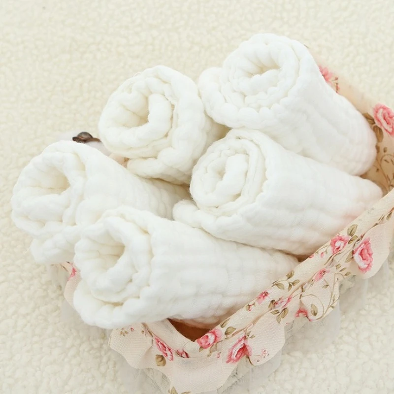 10-Ply Peanut Shape Cloth Diaper Washable Gauze Diaper for Newborn Breathable Cotton Nappy for Diaper Rash Prevention Reusable